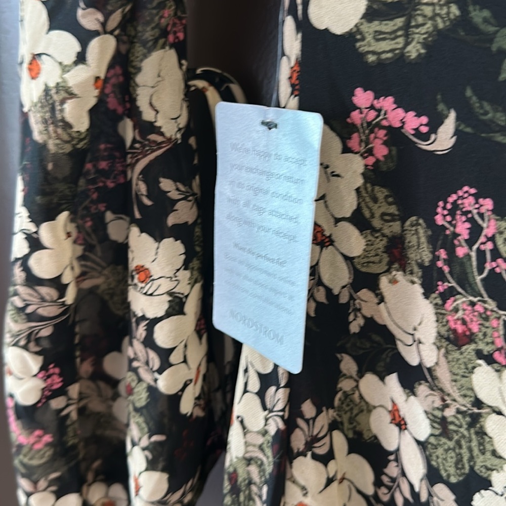 ASTR THE LABEL Floral Long Sleeve Maxi Dress NEW sz L - Picture 13 of 13
